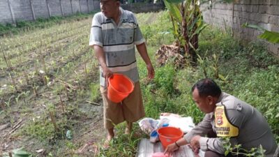 Polsek Labuapi Dorong Warga Manfaatkan Lahan Pekarangan