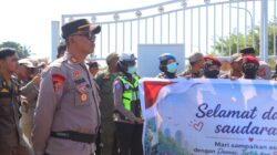 Polres Lombok Utara Amankan Aksi Penyampaian Aspirasi Aliansi KBMLU di Kantor Bupati KLU