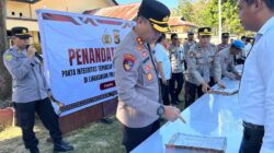 Polres Bima Tegaskan Komitmen Berantas Narkoba, Seluruh Personel dan ASN Teken Pakta Integritas