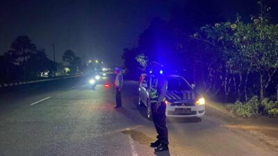 Cegah Balap Liar dan Kriminalitas, Satlantas Polres Lobar Sisir Jalur Bypass