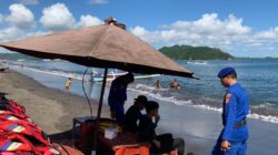 Jaga Kamtibmas, Polairud Polres Lombok Barat Patroli Pantai Cemare