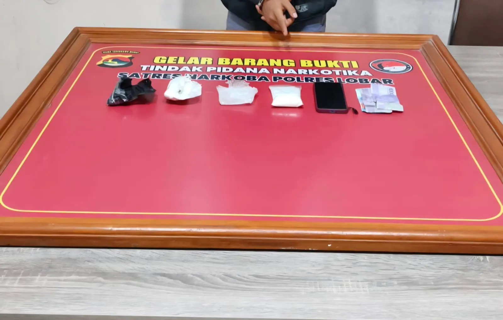 Pengedar Narkoba di Lombok Barat Tertangkap Bawa Ratusan Gram Sabu
