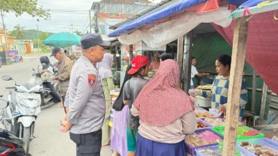 Polsek Kawasan Pelabuhan Lembar Amankan Arus Ngabuburit