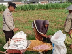 Polres Lombok Barat Kawal Swasembada Pangan di Karang Bongkot