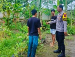 Ketahanan Pangan Nasional: Bhabinkamtibmas Ajak Warga Bertani