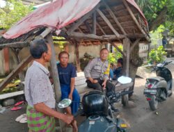 Bhabinkamtibmas Korleko Selatan Sambangi Warga Banjar Getas, Ajak Aktifkan Ronda Malam
