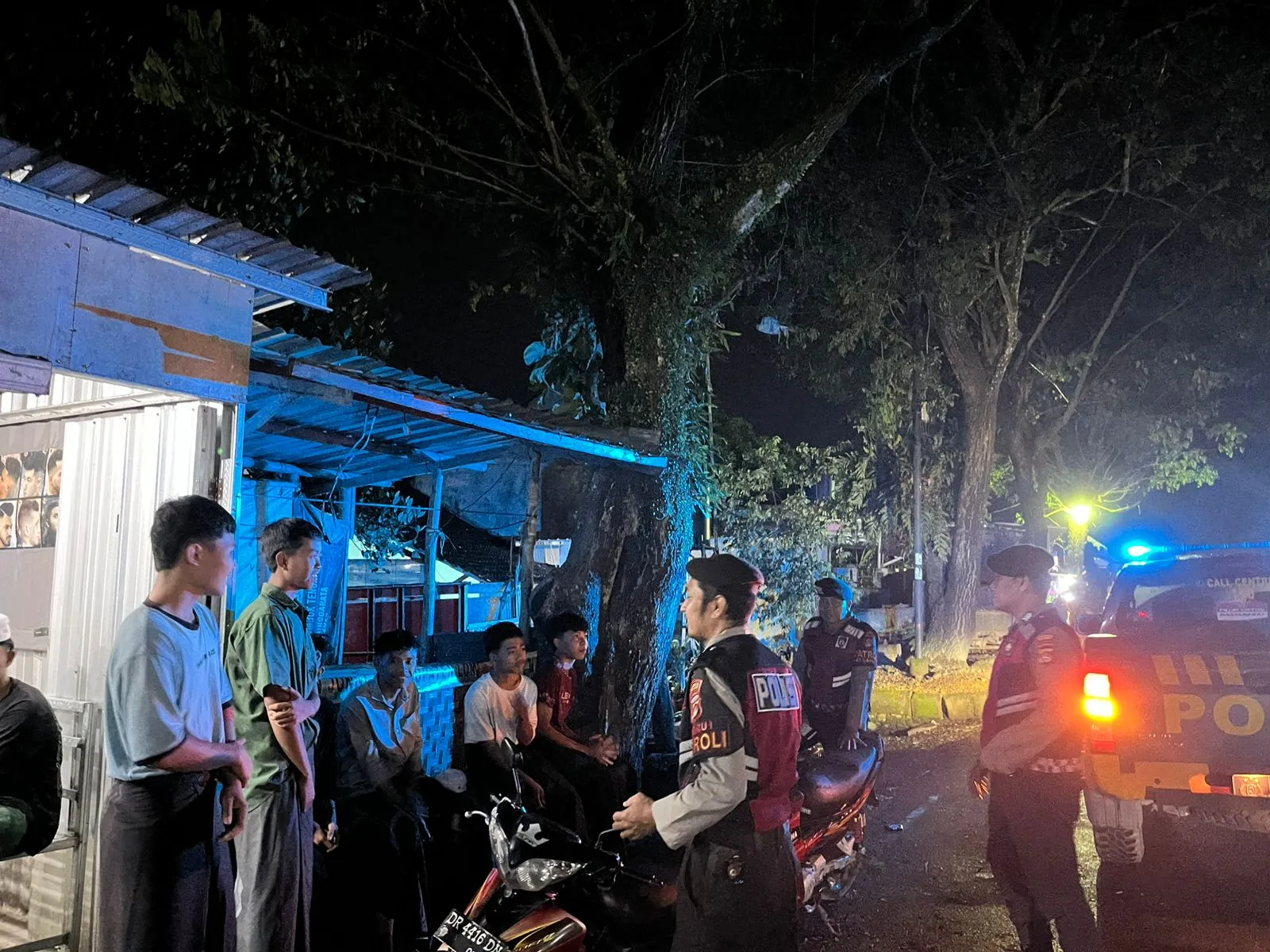 Kamtibmas Kondusif, Polres Lombok Barat Sosialisasi Call Center 110