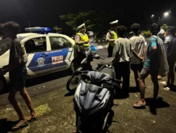 Satlantas Polres Lombok Barat Amankan Jalur Bypass BIL di Malam Minggu