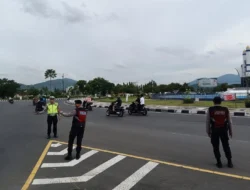 Jaga Keamanan Ramadhan, Polres Lobar Amankan Jalur Ngabuburit