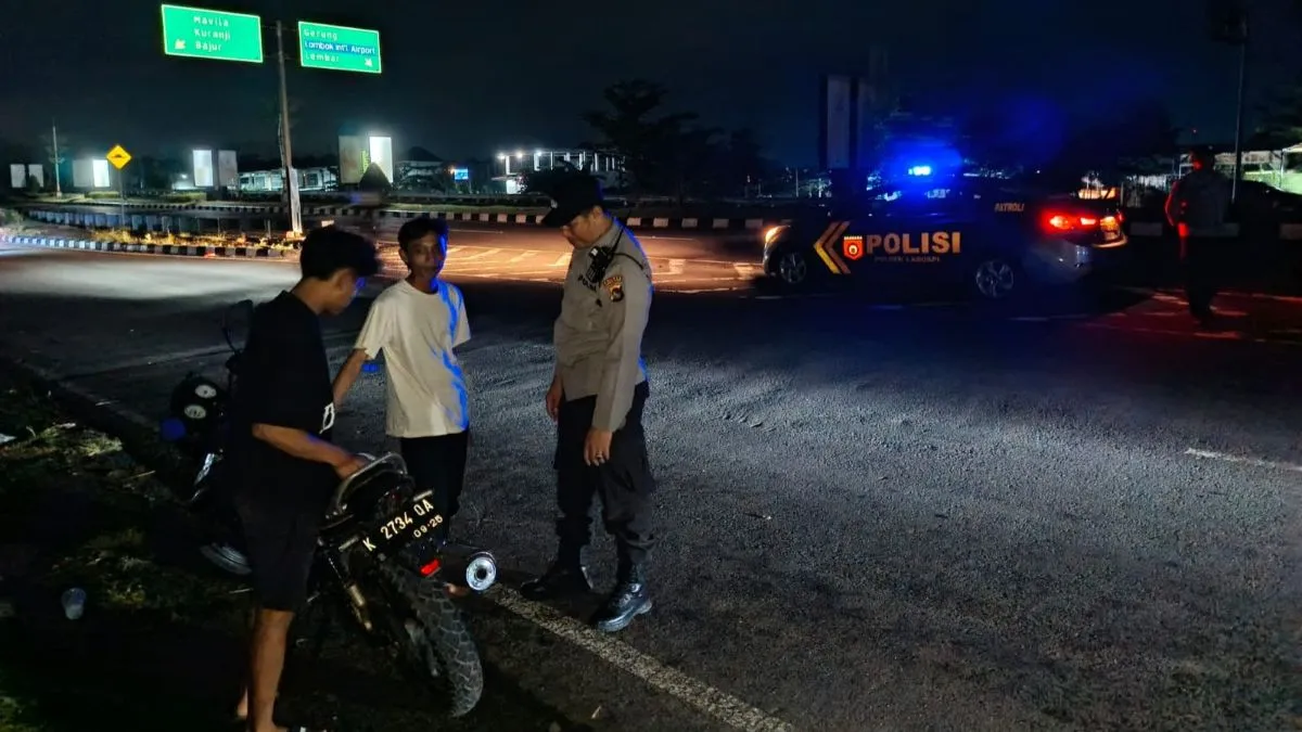 Strategi Blue Light Patrol di Jalur BIL: Polsek Labuapi Tutup Celah Ruang Gerak Pelaku Kejahatan