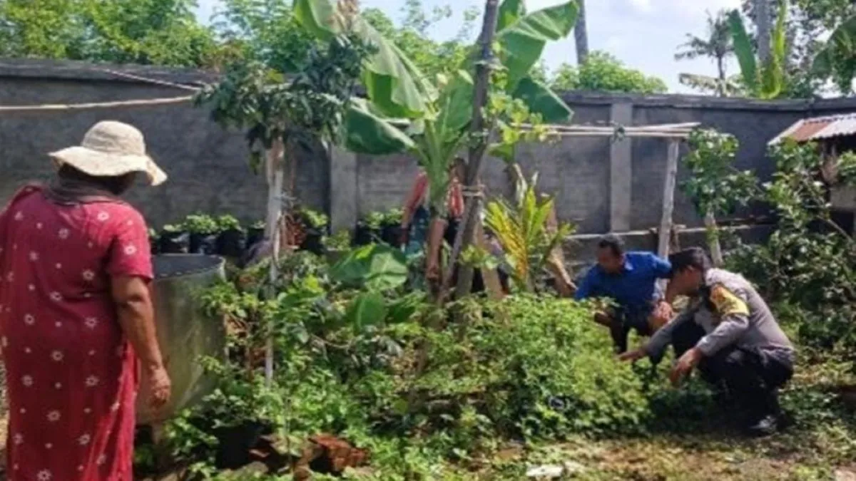 Polres Lombok Barat Perkuat Ketahanan Pangan di Giri Tembesi