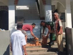 Sinergi Babinsa dan Warga Wujudkan Masjid Lebih Nyaman