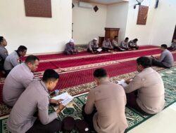 Binrohtal Rutin, Personel Polres Bima Kota Tingkatkan Keimanan dan Ketakwaan