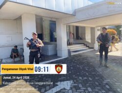 Sat Samapta Polres Dompu Laksanakan Pengamanan Objek Vital di BRI Cabang Dompu