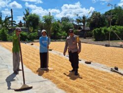 Semangat Ketahanan Pangan, Bhabinkamtibmas Tolokalo Beri Motivasi Petani