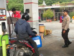 Polsek Rasanae Barat Patroli Tiga SPBU, Pastikan Situasi Kondusif Pasca Kenaikan Harga BBM