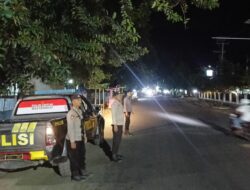 Tekan Kerawanan Kamtibmas di Malam Minggu, Polsek Woha Hadir Melalui Patroli KRYD Mobile Hingga dini Hari