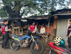 Ciptakan Rasa Aman, Patmor Samapta Gelar Patroli Dialogis di Pagi Hari