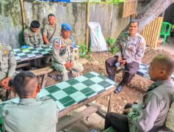 Perkuat Sinergitas, Kasat Binmas Polres Dompu Berikan Arahan kepada Anggota Sat Pol PP