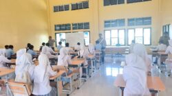 Tumbuhkan Kesadaran Berlalulintas di Kalangan Pelajar Unit Kamsel Satlantas Polres Bima Kabupaten Sambangi SMK Pelita Harapan