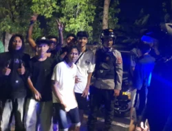 Jaga Kondusivitas Wilayah, Patroli Perintis Presisi Polres Lombok Barat Sisir Kawasan Kediri Hingga Dini Hari