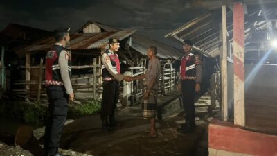 Polres Lombok Barat Patroli Kandang Kumpul Cegah 3C