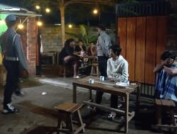 Sasar Titik Rawan Malam Hari, Personel Polsek Labuapi Beraksi Cegah Kriminalitas