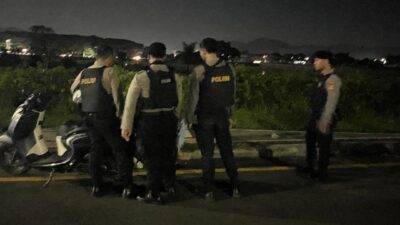 Tak Beri Ruang Pelaku Kejahatan, Patroli Perintis Presisi Jaga Ketat Bypass Gerung Hingga Fajar