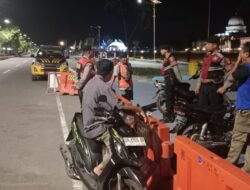 Cegah Curanmor di Pusat Keramaian, Sat Samapta Polres Lombok Barat Intensifkan Patroli Dialogis dan Sosialisasi KEMOS