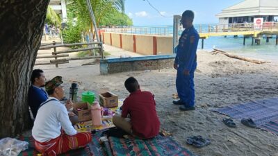 Sat Polairud Polres Lombok Barat Amankan Wisata Senggigi