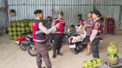 Cegah Kelangkaan Gas Melon, Sat Samapta Polres Lombok Barat Pantau Langsung Pangkalan LPG