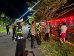 Antisipasi Balapan Liar dan Kejahatan Jalanan Satlantas Polres Bima Kabupaten Tingkatkan Patroli Malam Hari
