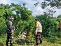 Bergerak dari Desa, Bhabinkamtibmas dan Babinsa Kawal Ketahanan Pangan Nasional di Gelogor