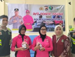 Sambut Hari Bhayangkara ke-80, Bhayangkari Lombok Utara Jadikan Donor Darah sebagai Wujud Kemanusiaan dan Deteksi Dini Kesehatan