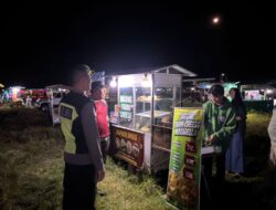 20.00 Wita, Biru Menyisir Tanjung: Polsek Tanjung Patroli Malam Harkamtibmas