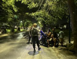 Cegah Balap Liar dan Curanmor, Tim Presisi Polres Lombok Barat Patroli Dini Hari