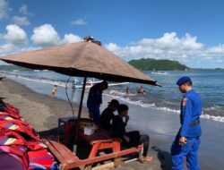 Jaga Kamtibmas, Polairud Polres Lombok Barat Patroli Pantai Cemare