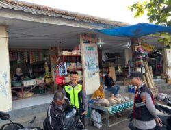 Polsek Tanjung Gelar Rawan Pagi di Pasar Tanjung, Imbau Warga Waspada Cuaca Ekstrem dan 3C