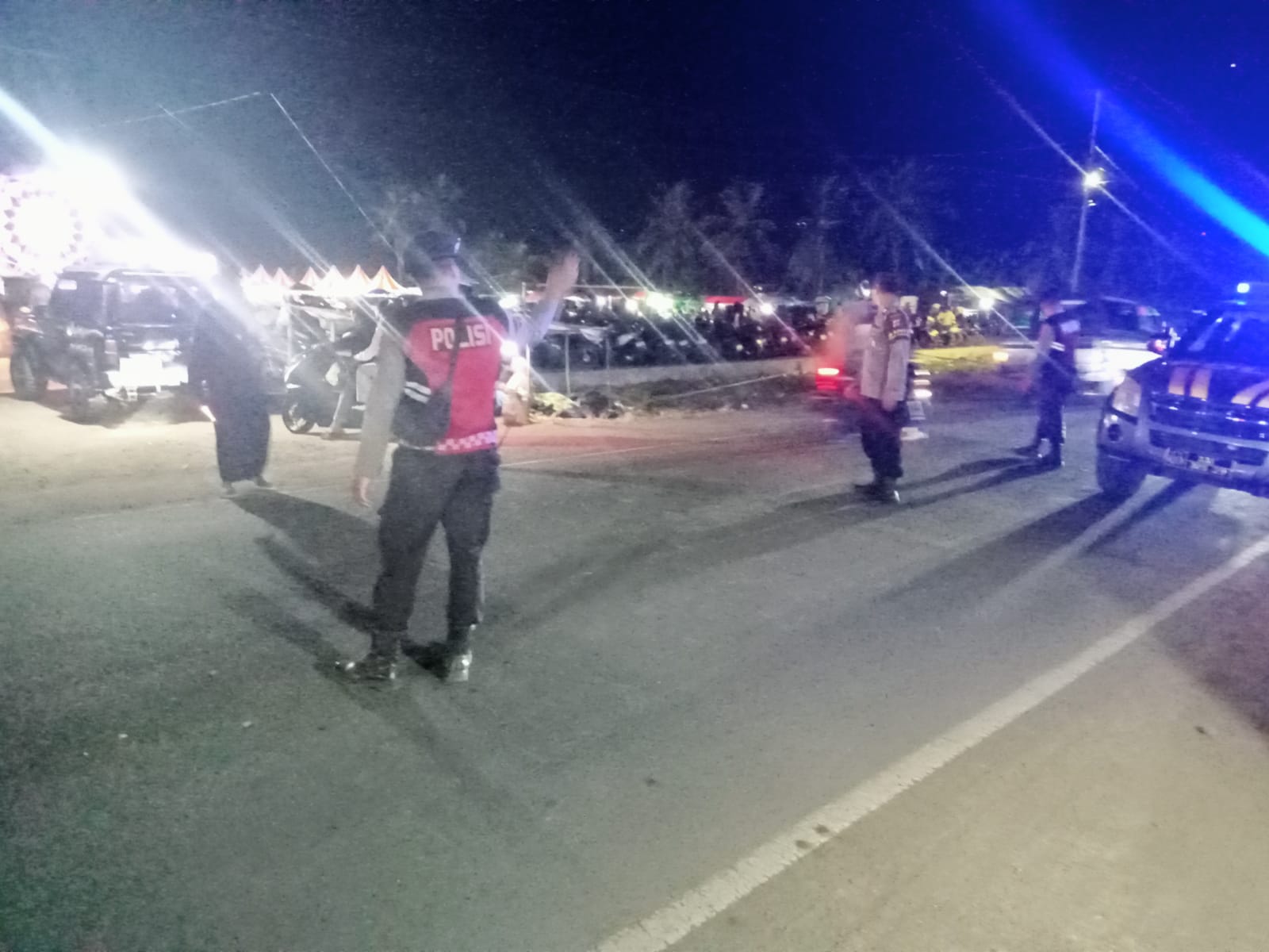 Polsek Sekotong Intensifkan Patroli Malam Jaga Kamtibmas Akhir Pekan
