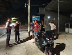 Cegah Balap Liar, Samapta Polres Lombok Barat Sisir Jembatan Kembar
