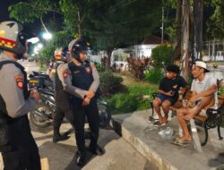 Cegah Aksi 3C, Sat Samapta Polres Lombok Barat Perketat Pengawasan di Pusat Keramaian Gerung