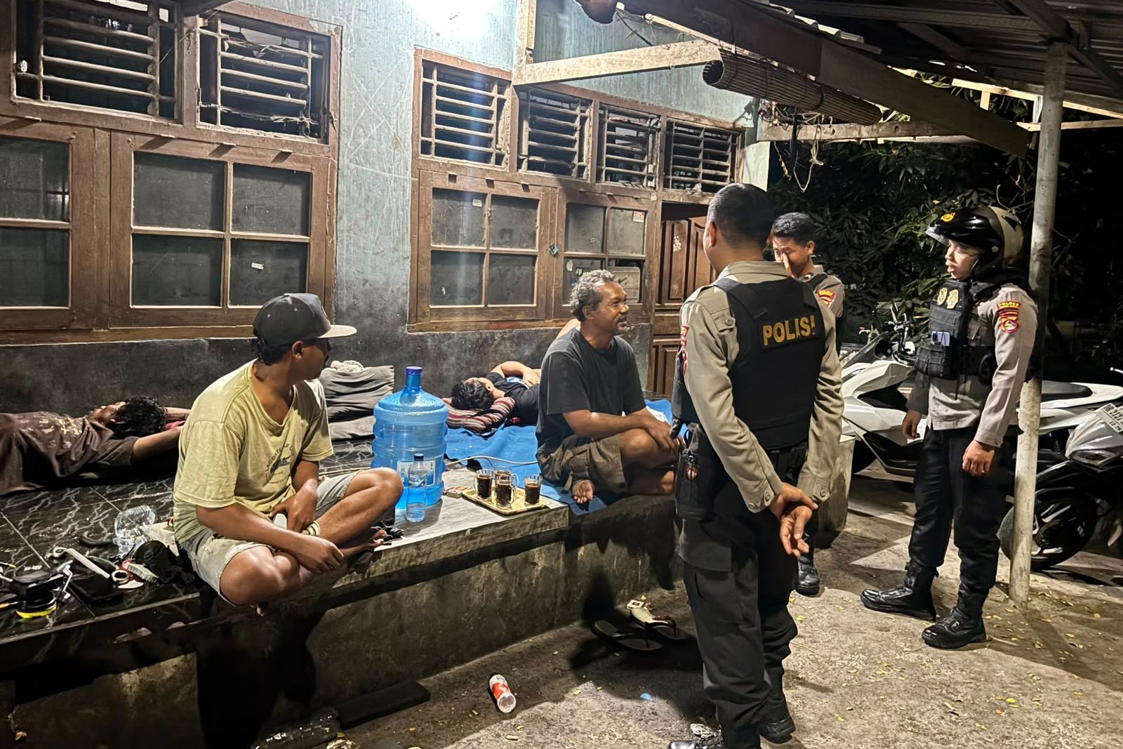 Jaga Kamtibmas Kondusif, Tim Patroli Presisi Polres Lombok Barat Sasar Titik Rawan di Kecamatan Lembar