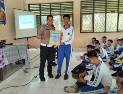 Tekan Angka Kecelakaan, Satlantas Polres Lombok Barat Sosialisasi Kamseltibcar Lantas di SMAN 1 Kuripan