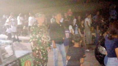 Jaga Tradisi dan Kerukunan, Babinsa Pantau Rebak Jangkeh Pejeruk