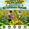 Bhabinkamtibmas Polsek Senori Pantau Tanaman Jagung Warga Desa Sendang Guna Dukung Ketahanan Pangan Nasional