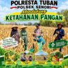 Polisi RW Polsek Senori Polresta Tuban Turun ke Ladang, Bantu Warga Desa Medalem Panen Jagung