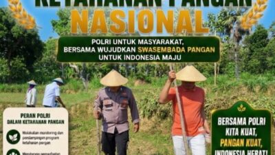 DUKUNG ASTA CITA, POLSEK KEREK KOMITMEN KUATKAN KETAHAN PANGAN DI WILAYAH BINAAN
